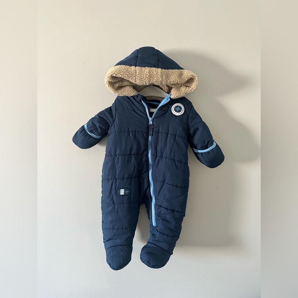 Weatherproof baby snowsuit